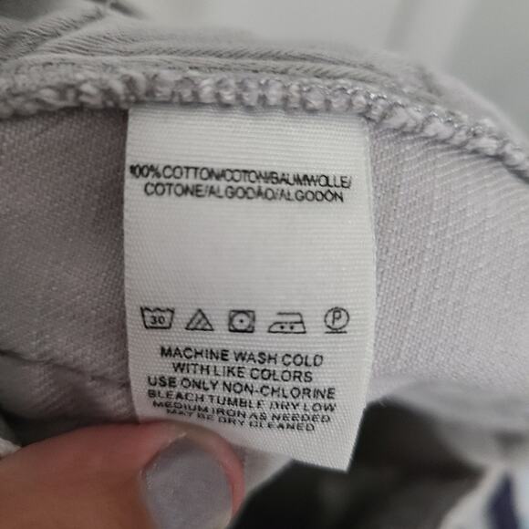 Free People Womens Sz 25 Light Gray Button Fly Boho Frayed Shorts - Picture 5 of 5